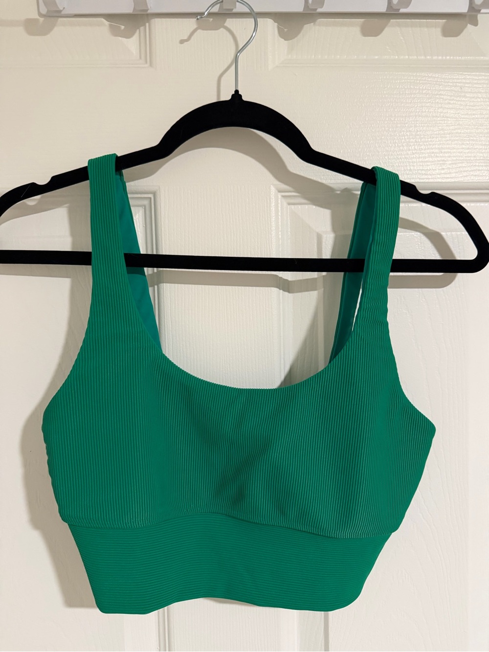 Beach Riot Emerald Ribbed Scoop Bralette - Picture 1 of 2
